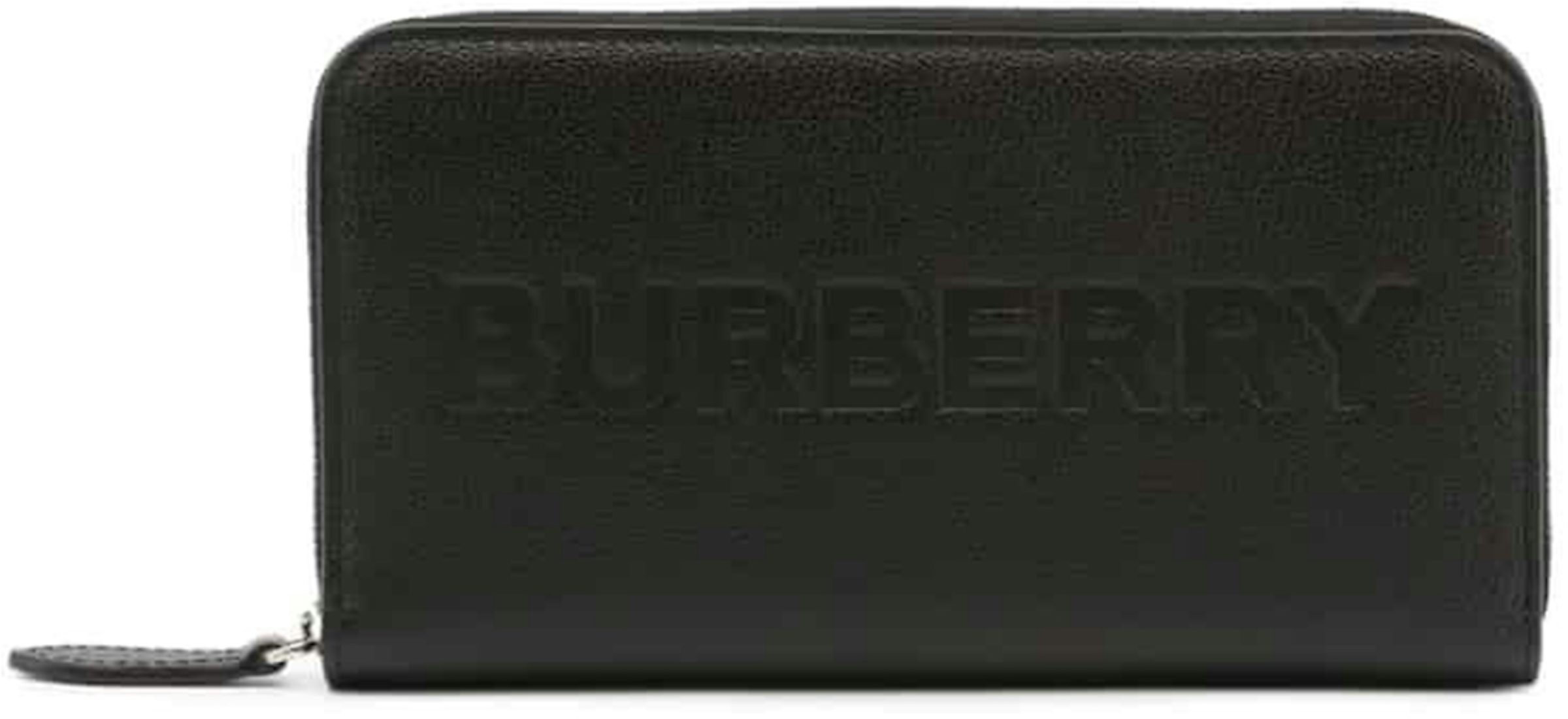 Burberry Monogram Leather Continental Wallet in Pink
