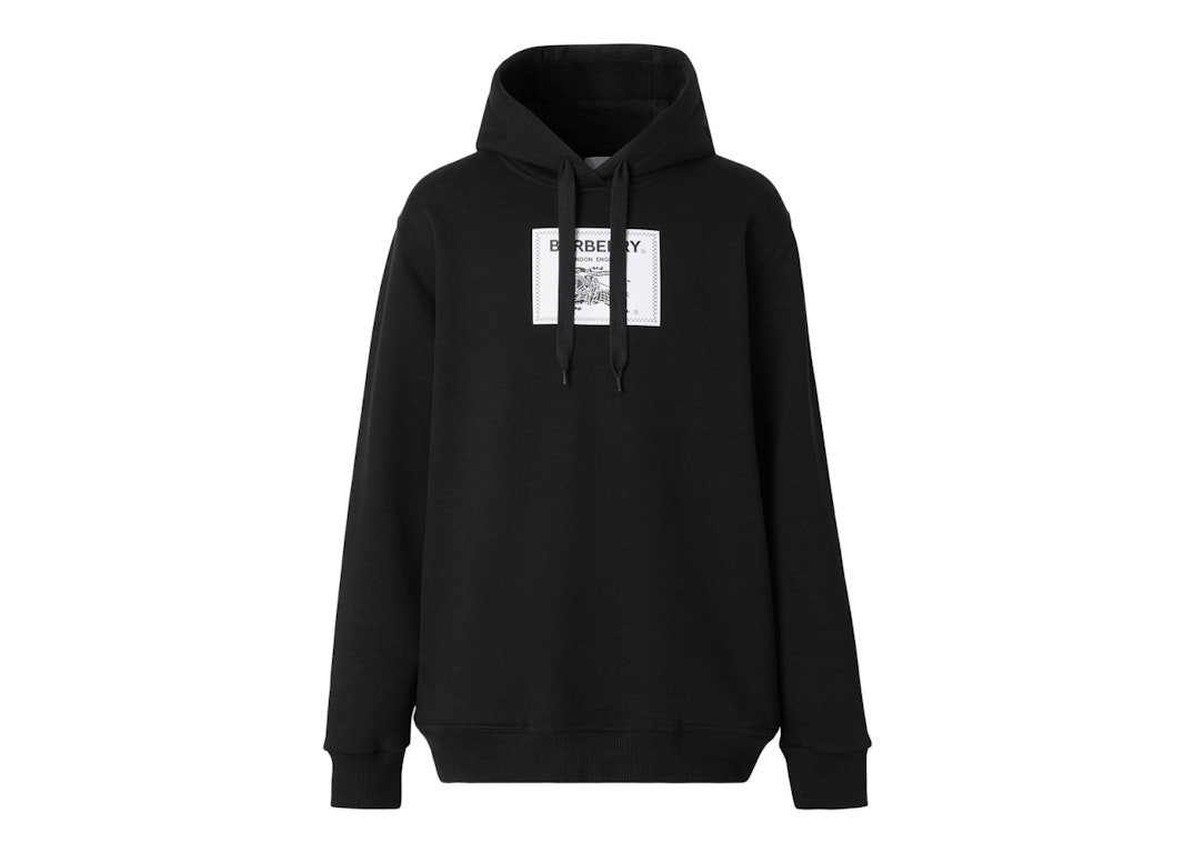 Pre-owned Burberry Prorsum Label Cotton Hoodie Black