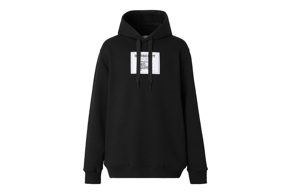 Pre-owned Burberry Prorsum Label Cotton Hoodie Black