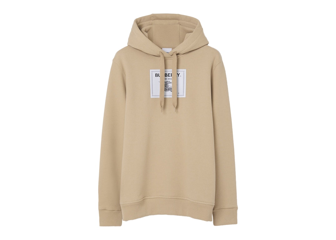 Pre-owned Burberry Prorsum Label Cotton Hoodie Soft Fawn