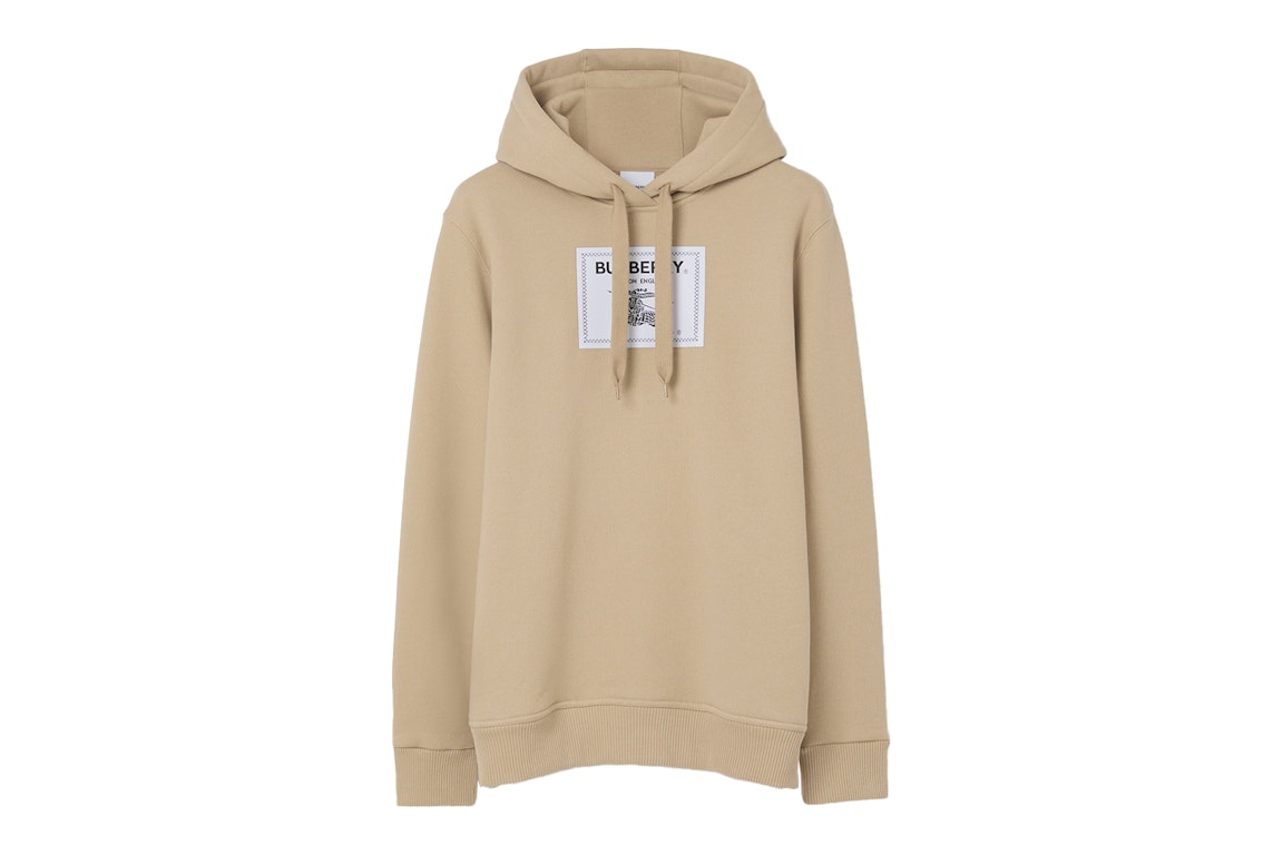 Pre-owned Burberry Prorsum Label Cotton Hoodie Soft Fawn