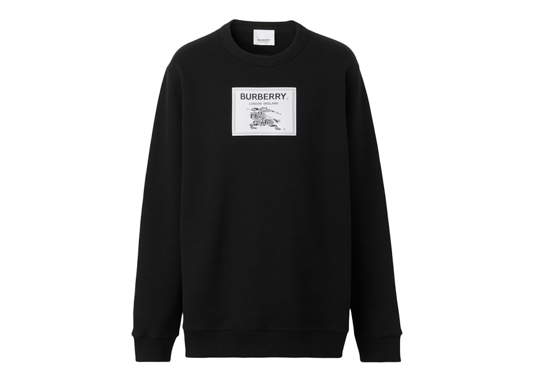 Pre-owned Burberry Prorsum Label Cotton Sweatshirt Black