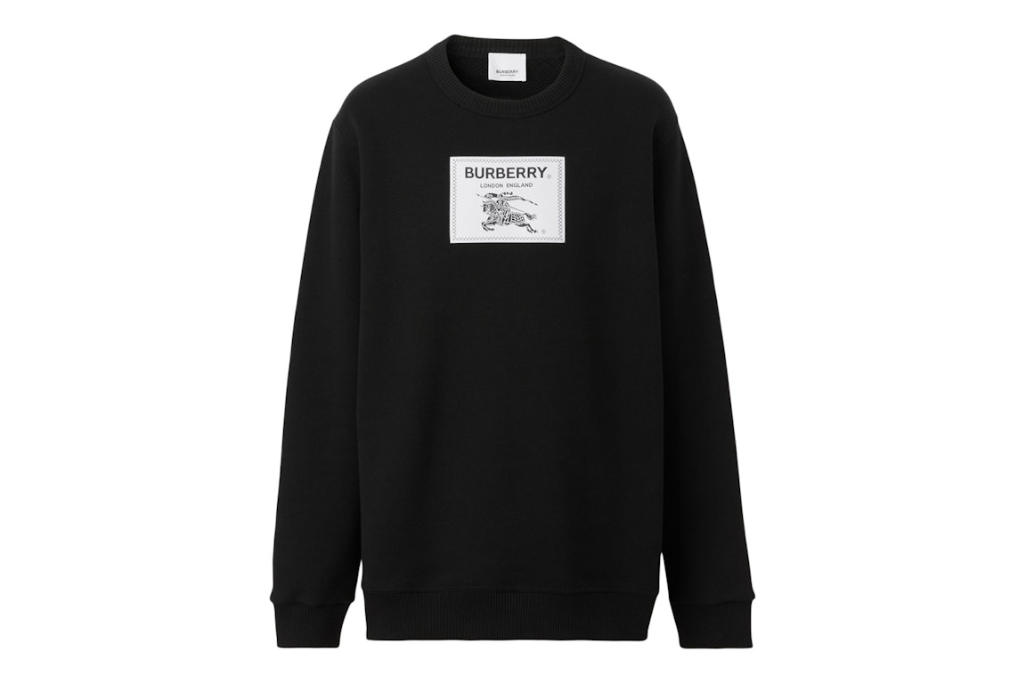 Pre-owned Burberry Prorsum Label Cotton Sweatshirt Black
