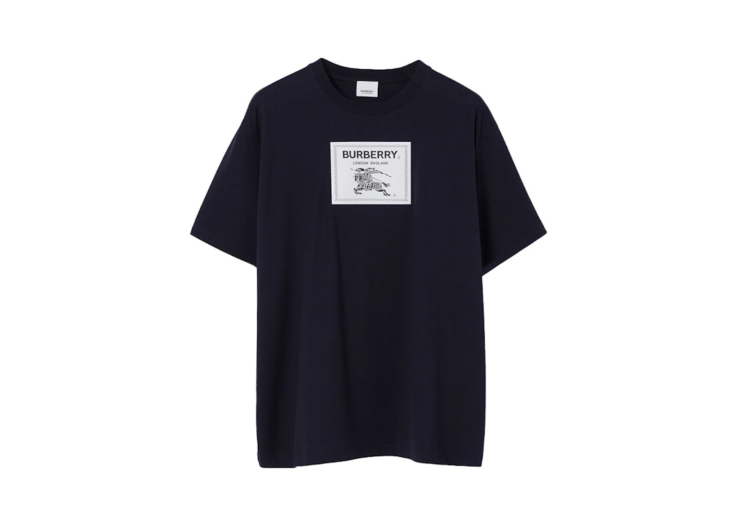 Pre-owned Burberry Prorsum Label Cotton T-shirt Smoked Navy