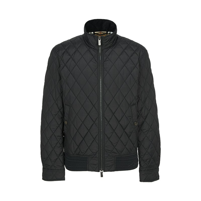 Giacca trapuntata Burberry nera