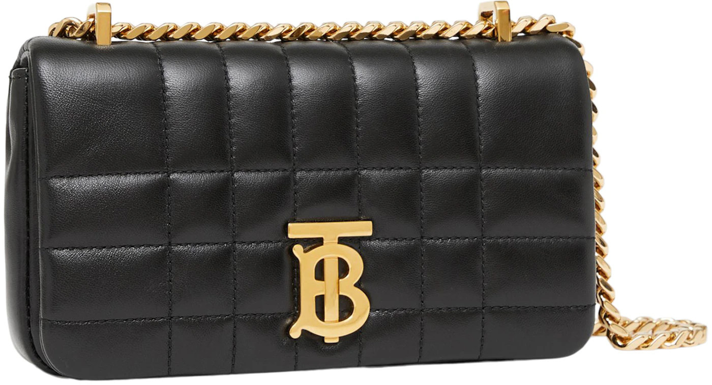 Lola leather crossbody bag Burberry Black in Leather - 32850807