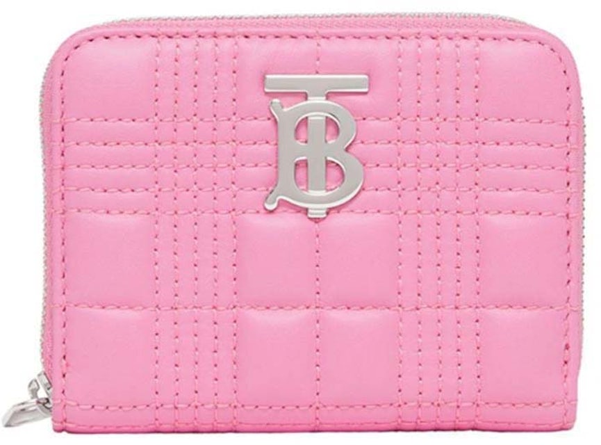 Burberry Zip Around Wallet Pink