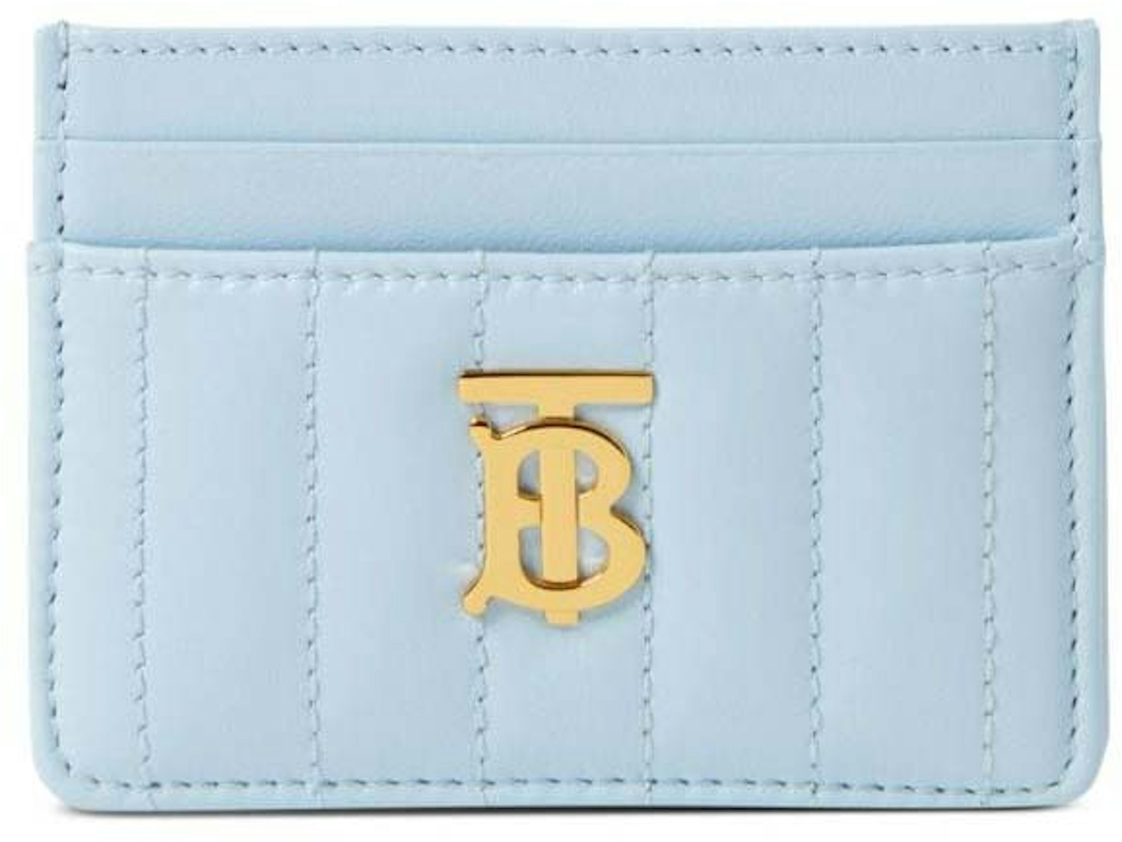 Burberry Quilted Lola Card Holder Grey