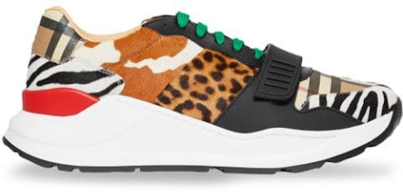 burberry animal print sneakers