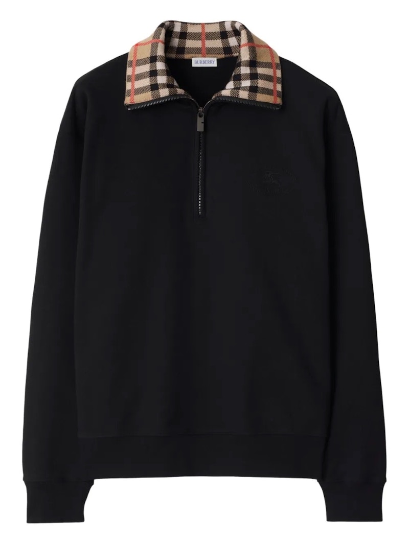 Top Burberry Ray Check Nero