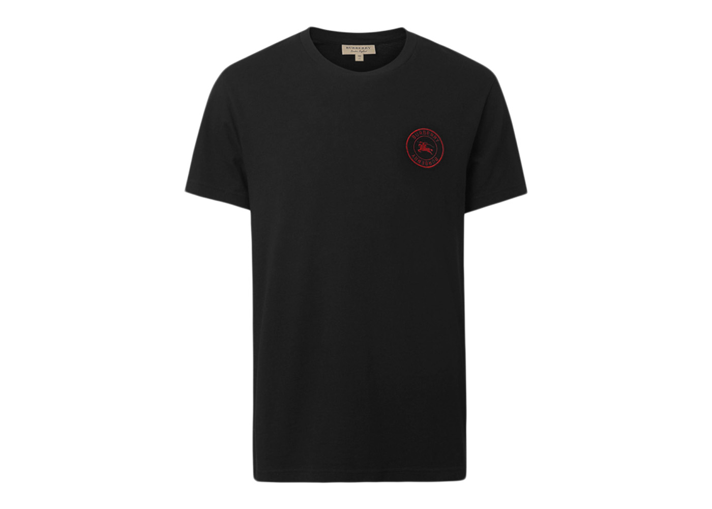 Burberry Red Logo T-shirt Black