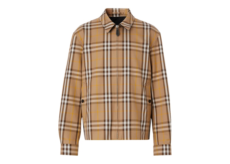 Burberry reversible 2024 harrington jacket