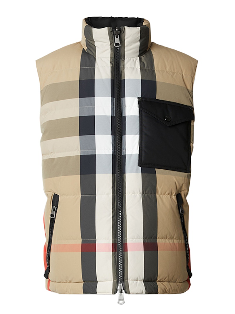 burberry reversible gilet