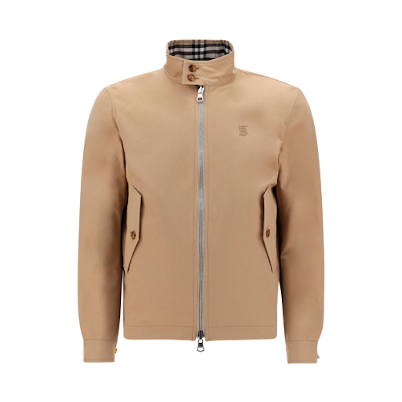 Burberry harrington jacket hot sale beige