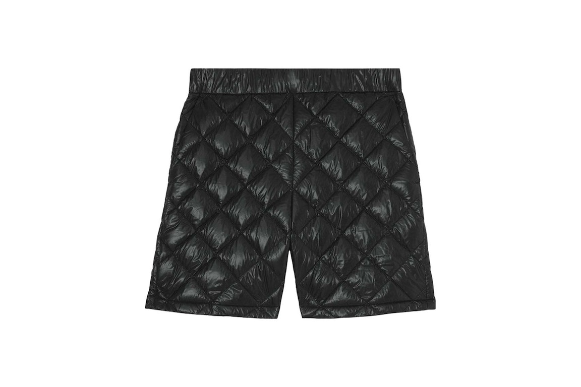 Pre-owned Burberry Rixson Diamond-quilted Shorts Black