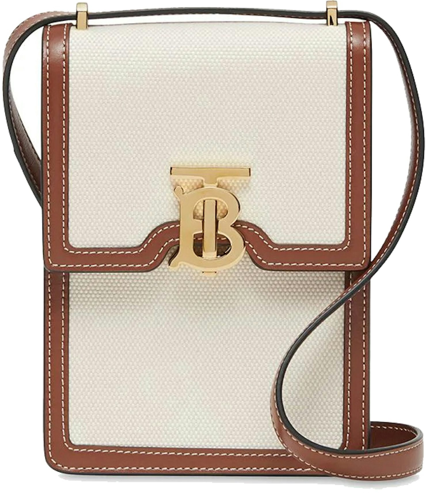 Burberry Robin TB Monogram Leather Shoulder Bag