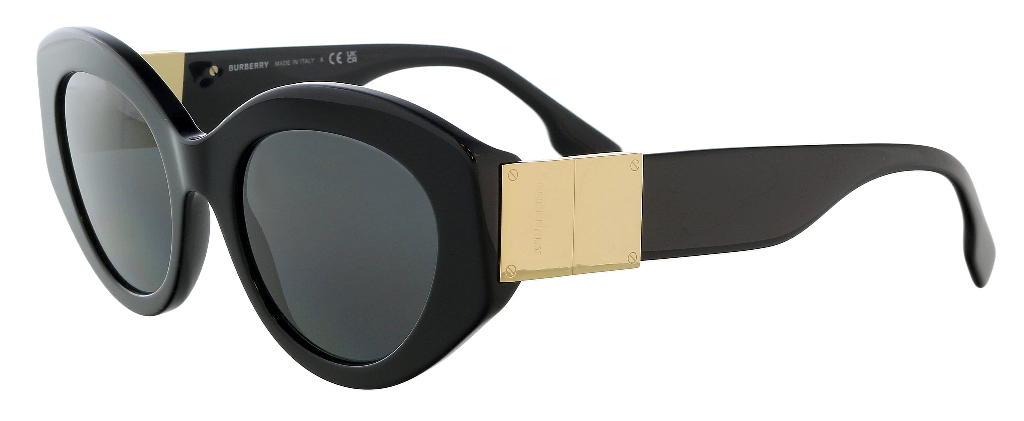 Burberry Round Sunglasses Black (0BE4361 30018751 Sophia) in 