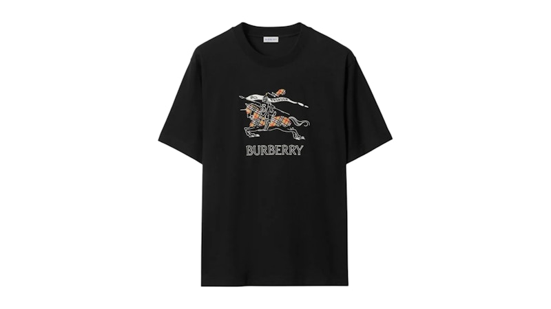 Burberry Ryan Ekd Check T-shirt Black Men's - SS26 - US