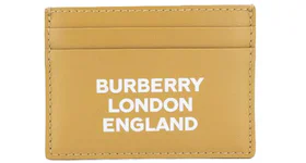 Burberry Sandon Logo Card Case (4 Card Slots) Light Copper Orange