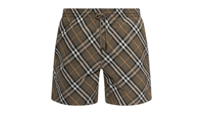 Burberry Seb Chk Nq Short Finch Brown Check