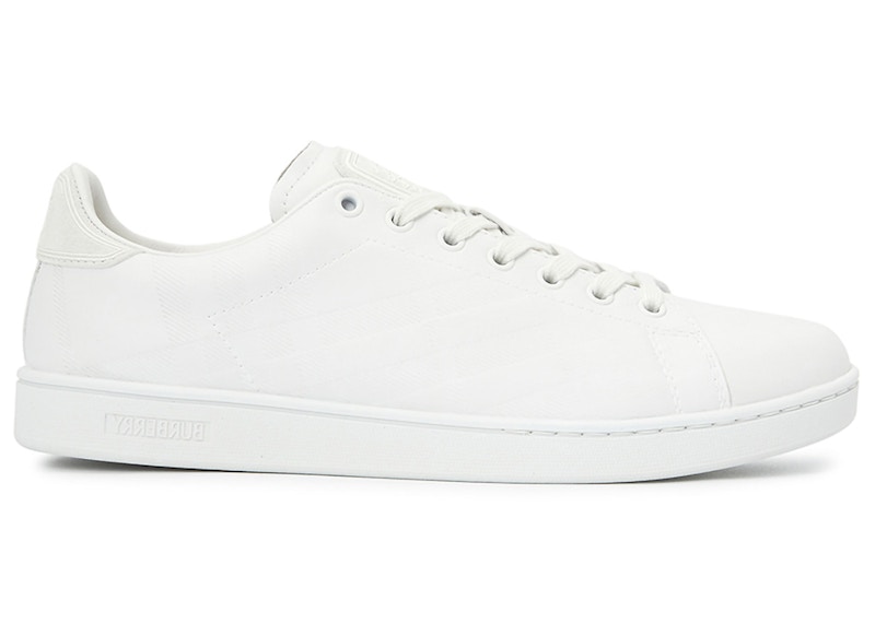Burberry Set Check Sneaker White Check