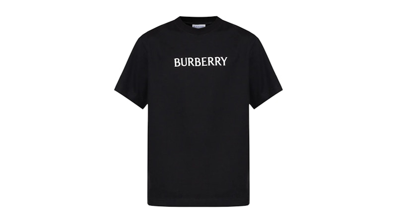 最終お値下げ！BURBERRY Tシャツ ② Burberry Seth T-shirt Black Men's - SS26 - US