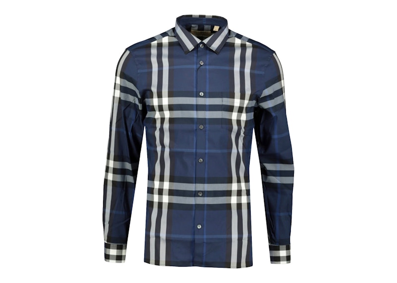 Burberry stretch shop cotton poplin shirt