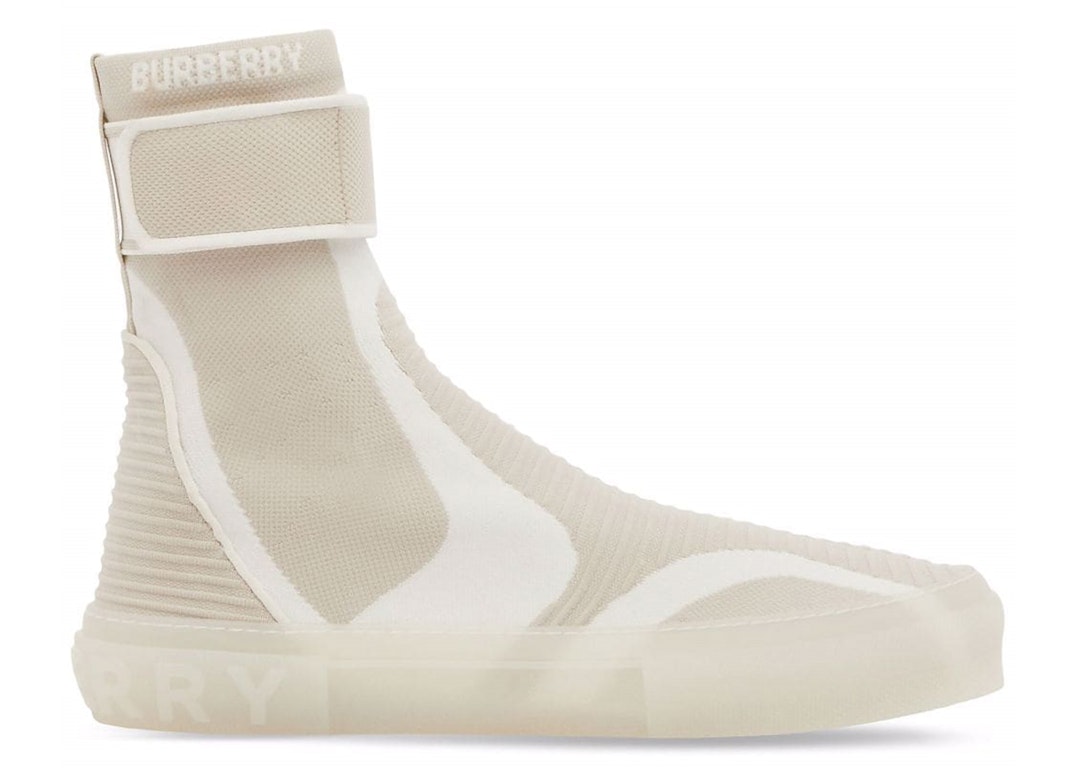 Pre-owned Burberry Sub High-top Sneaker Off White In Off/white