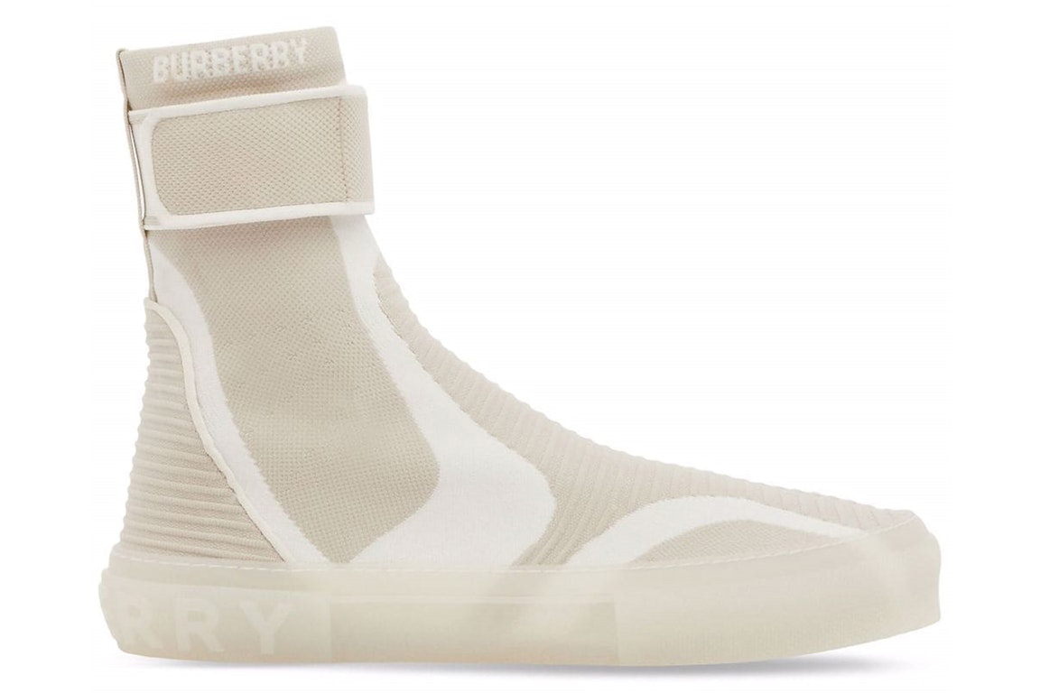 Pre-owned Burberry Sub High-top Sneaker Off White In Off/white