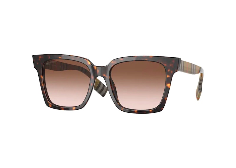 Burberry Sunglasses Square Vintage Check Tortoiseshell 40816721