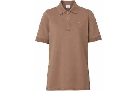 Polo bordado Burberry TB Monogram Marrón ES
