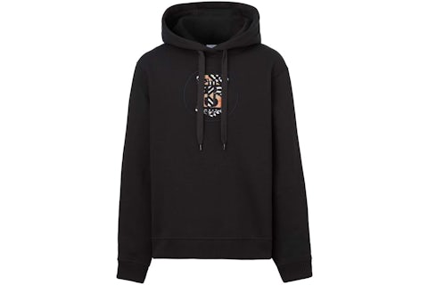 Burberry TB Monogram Hoodie Black Men's US - Main Image