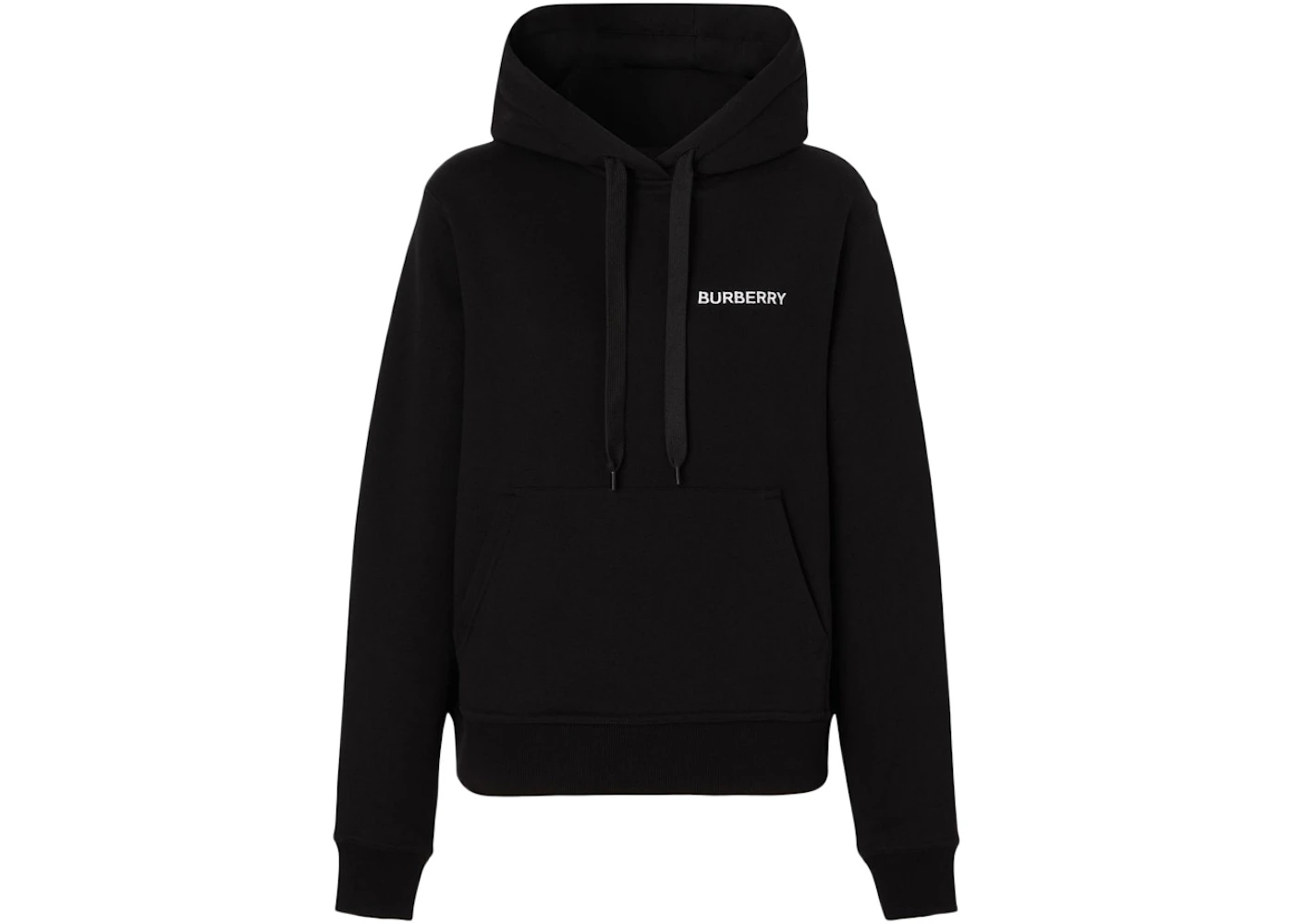 Burberry TB Monogram Logo-Embroidered Hoodie Black US
