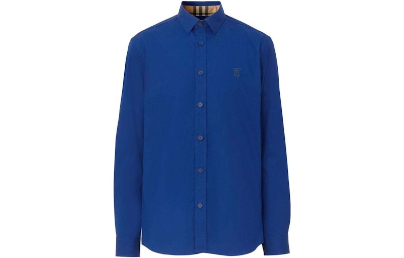 Burberry shirt outlet dark blue