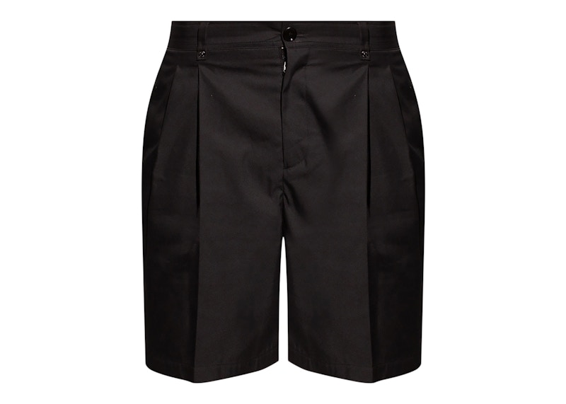 Pre-owned Burberry Men's  Techincal Cotton Tailored Shorts In Black