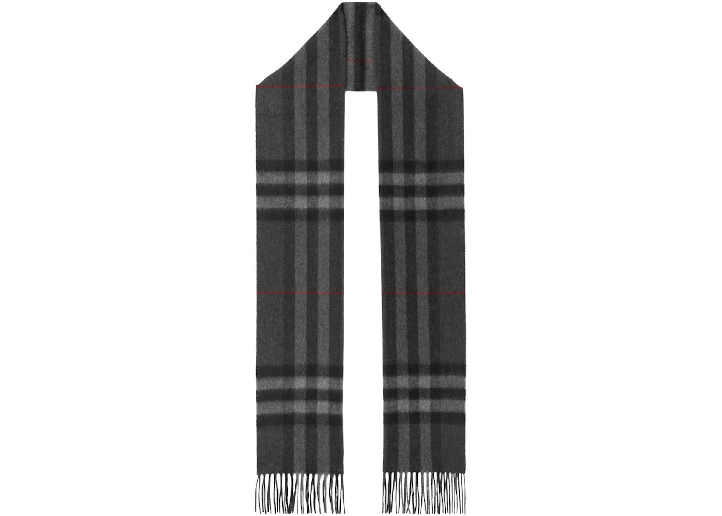 The Classic Check Cashmere Charcoal in US