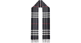 Burberry The Classic Check Cashmere Scarf Navy