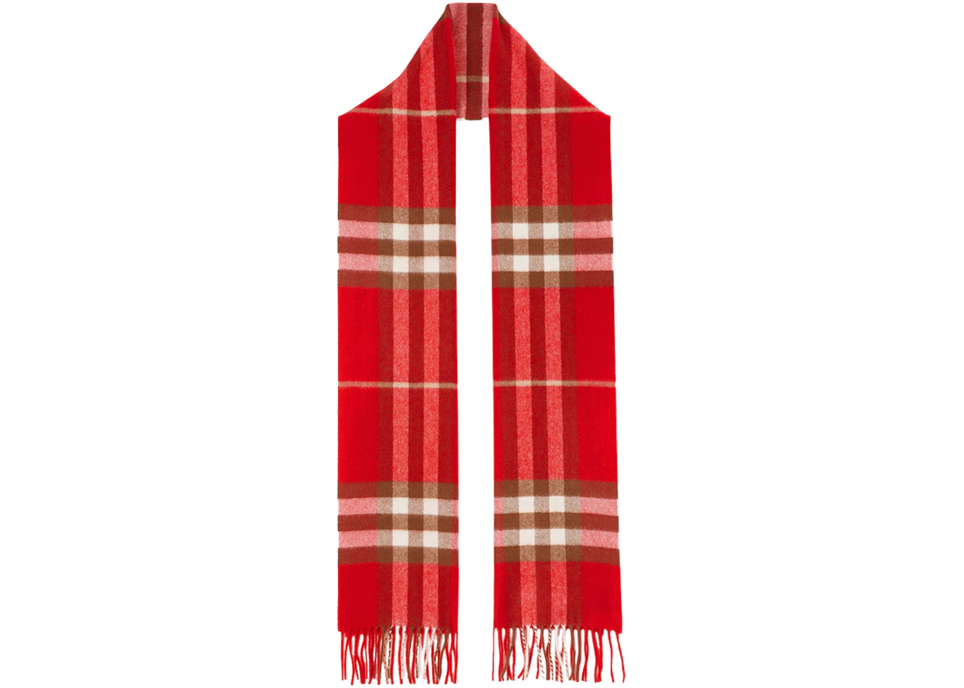 Burberry The Classic Check Cashmere Scarf Red - FW22 - US