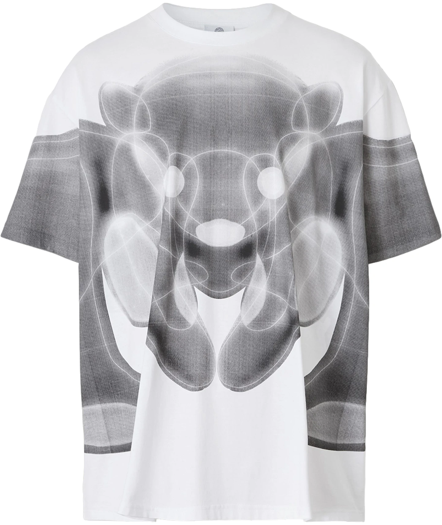 Burberry Thomas Bear Print Cotton Oversized T-shirt White/Grey - FW21 - US