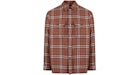 Burberry Traditional Check Print Jacket Brown