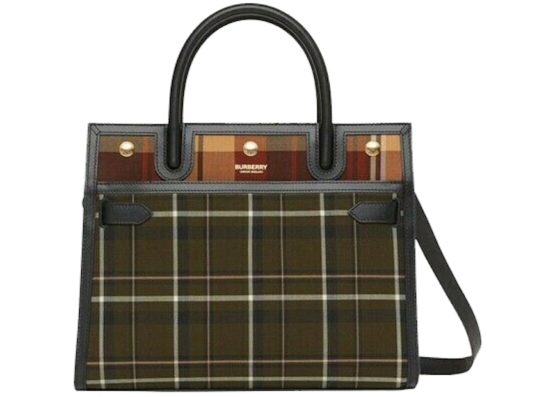 Burberry two handle online title bag