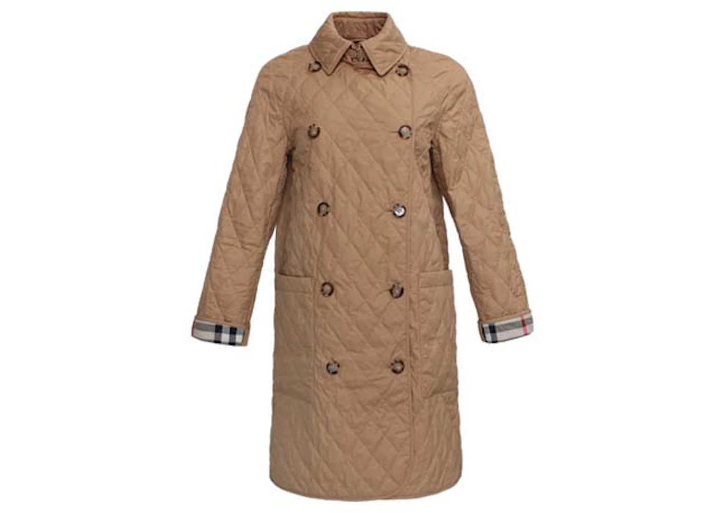 Burberry tything quilted trench coat Clearance