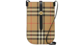 Burberry Vintage Check Anne Phone Case with Strap Archive Beige/Black