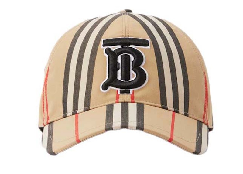 Burberry buying Monogram Motif Vintage Check Cotton Baseball Cap