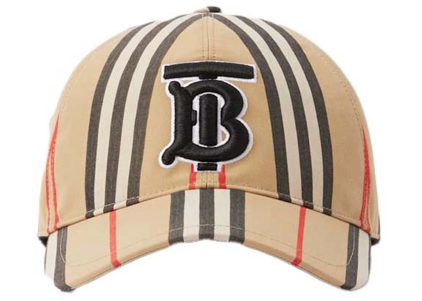 Burberry Cap Beige Burberry Logo Print Baseball Cap Sand Beige
