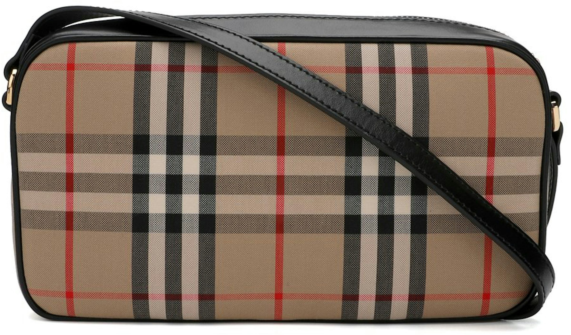Burberry Mini Vintage Check Two-handle Title Bag Archive Beige New W Tags  Auth