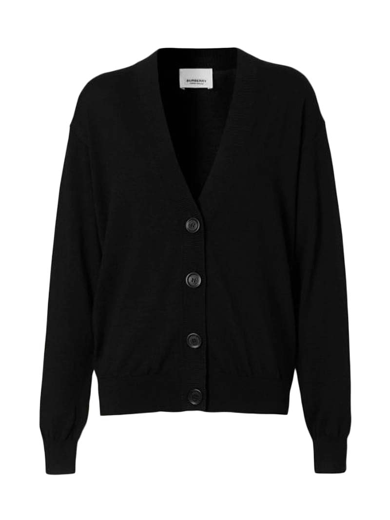 Burberry hot sale black cardigan