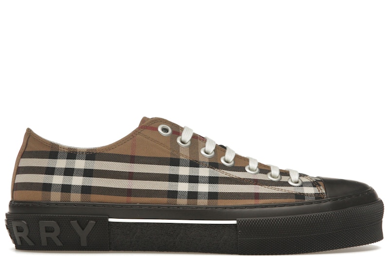 burberry women's check lace up sneakers