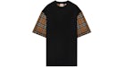 Burberry Vintage Check Oversized T-shirt Black