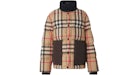 Burberry Vintage Check Daunenjacke Archiv Beige